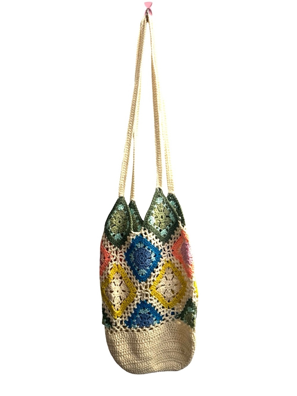 Urban Originals Multicolor Crochet Tote Bag